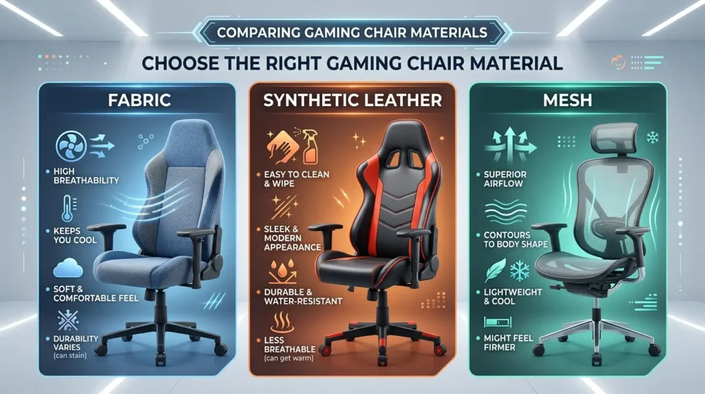 Choose the Right Gaming Chair Material