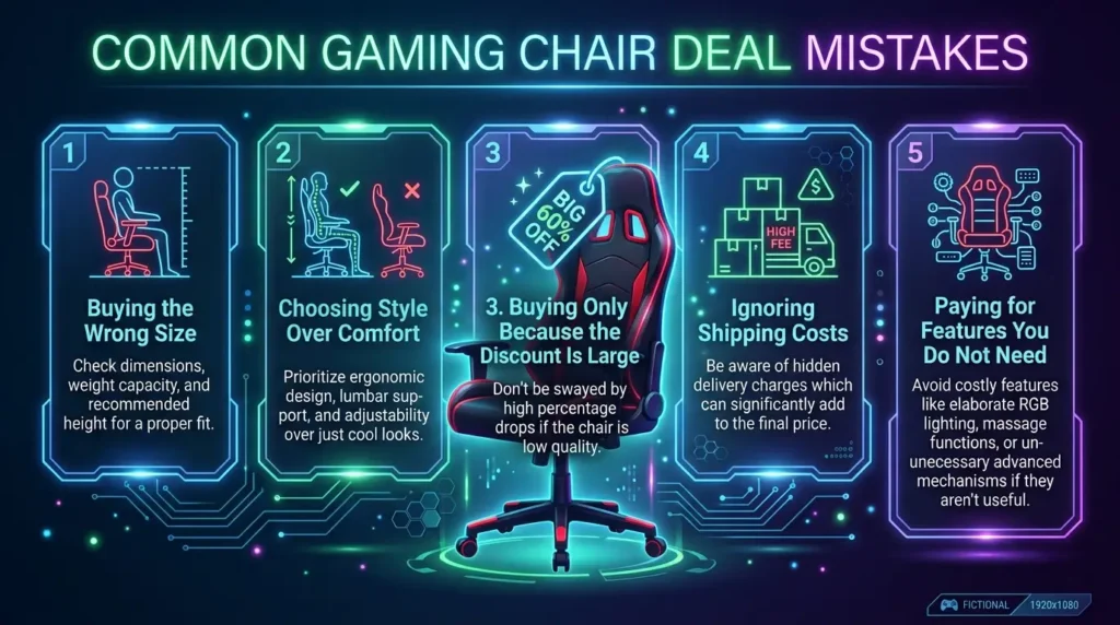 Common Gaming Chair Deal Mistakes