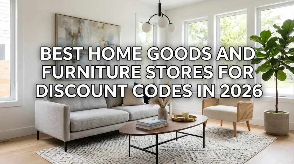 Best Home Goods and Furniture Stores for Discount Codes in 2026