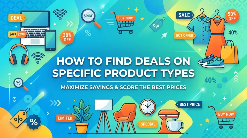 How to Find Deals on Specific Product Types
