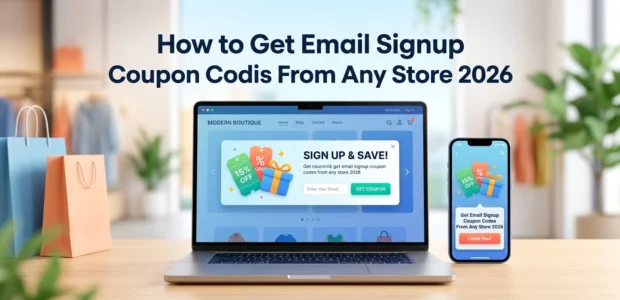 How to Get Email Signup Coupon Codes From Any Store 2026