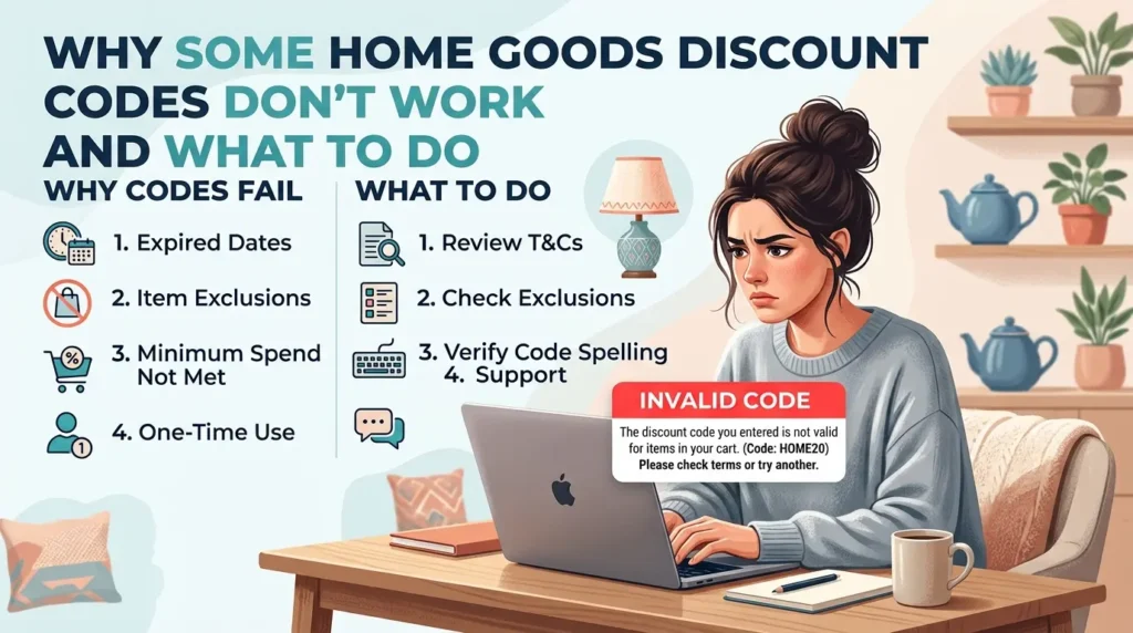 Why Some Home Goods Discount Codes Don't Work and What to Do