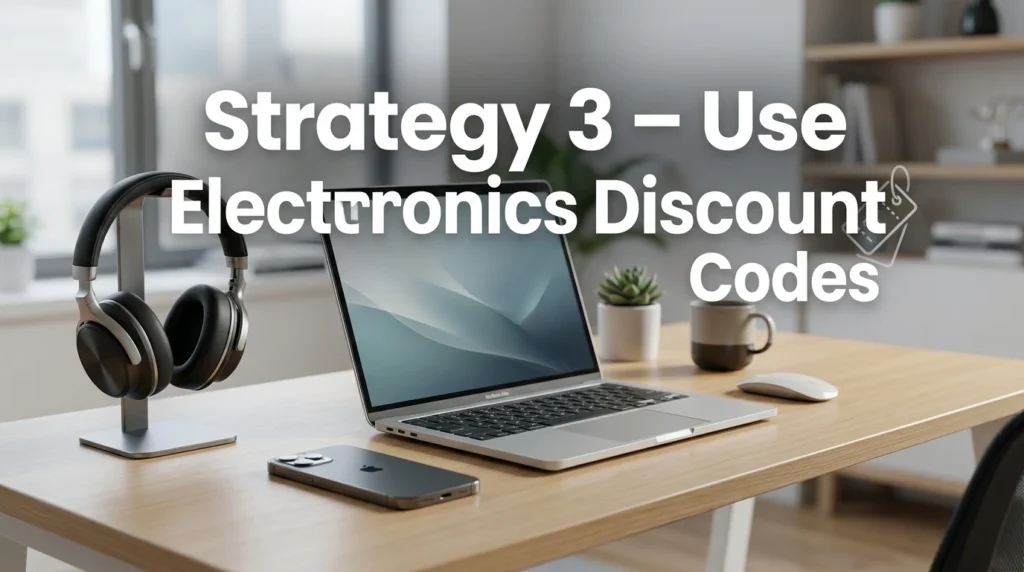 Strategy 3 – Use Electronics Discount Codes