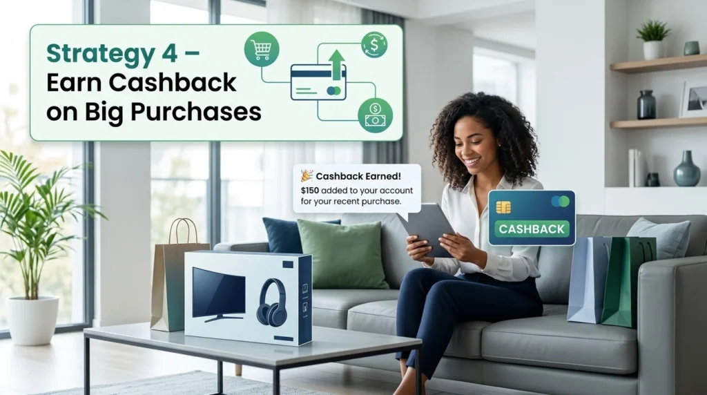Strategy 4 – Earn Cashback on Big Purchases