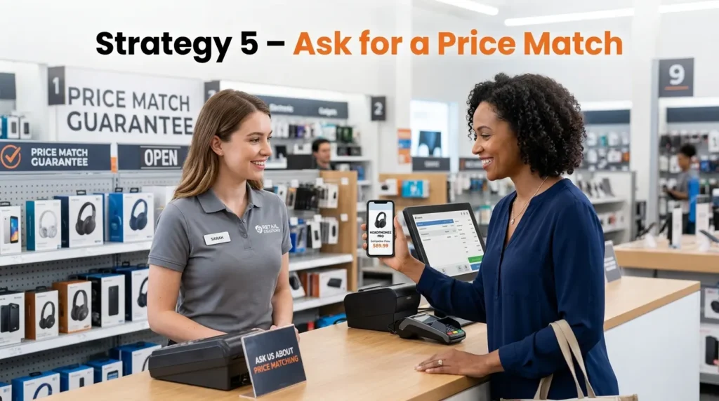 Strategy 5 – Ask for a Price Match