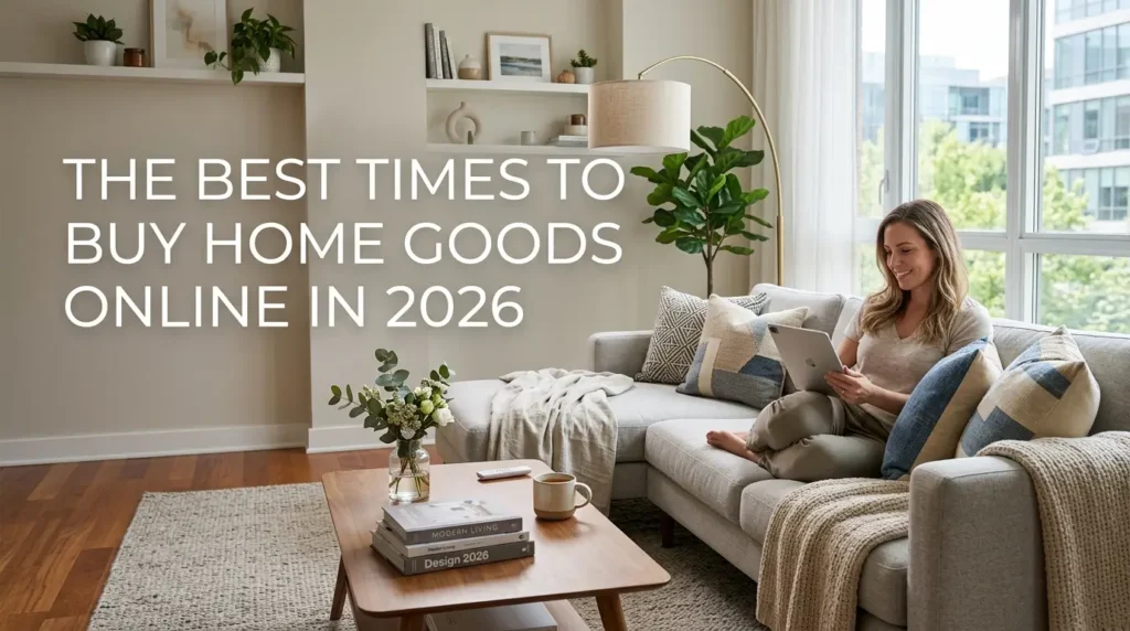 The Best Times to Buy Home Goods Online in 2026
