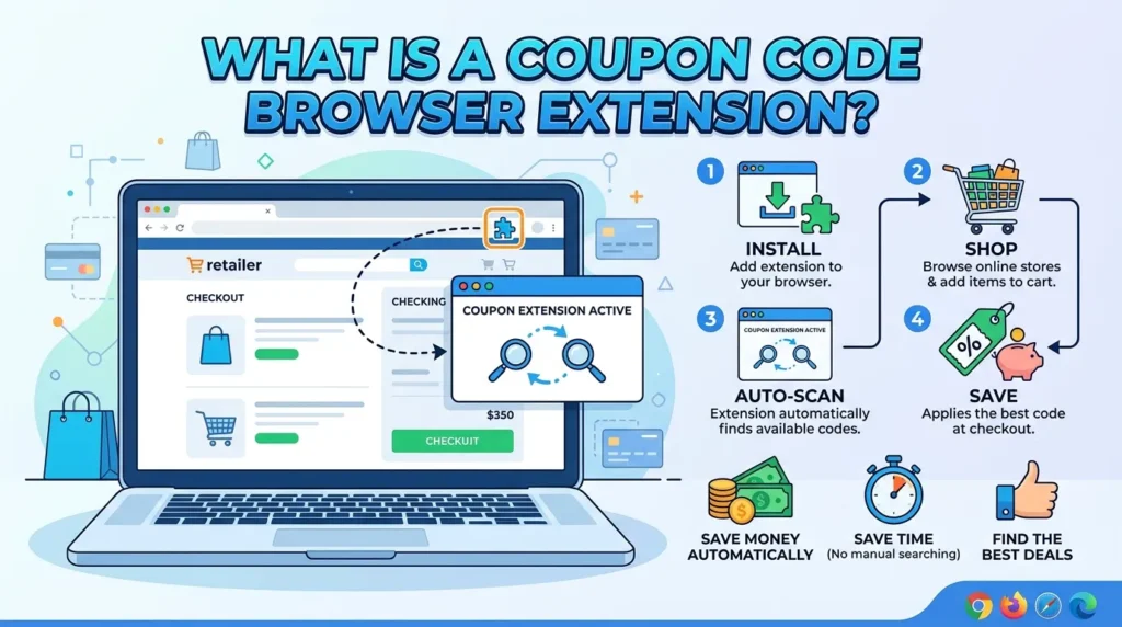 What Is a Coupon Code Browser Extension