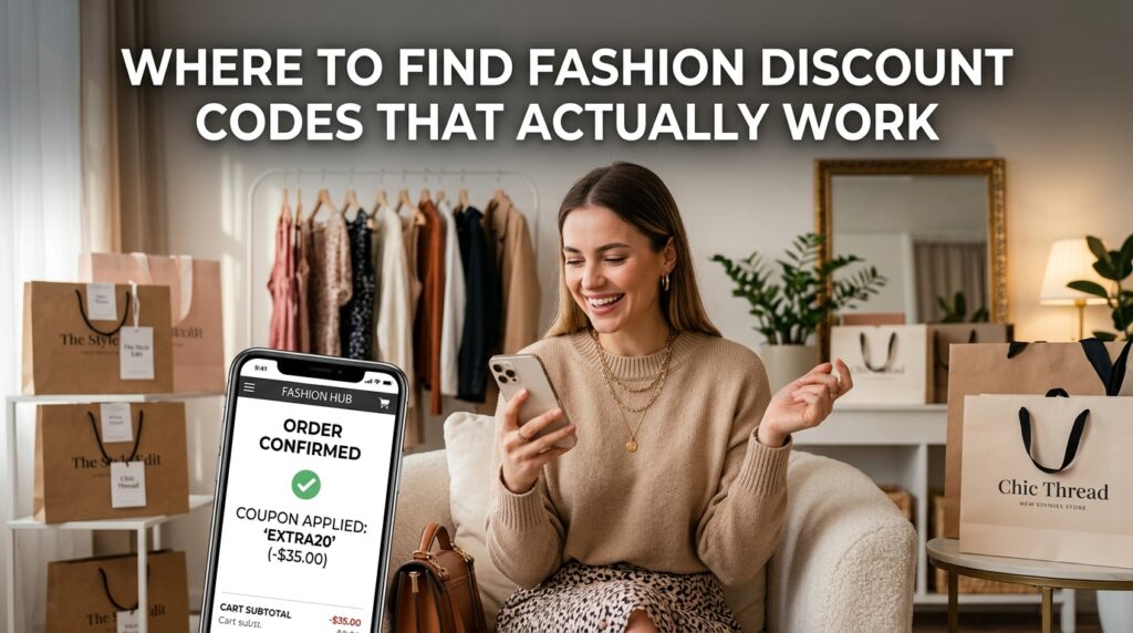 Where to Find Fashion Discount Codes That Actually Work