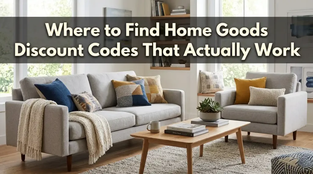 Where to Find Home Goods Discount Codes That Actually Work