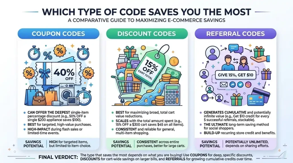 Which Type of Code Saves You the Most