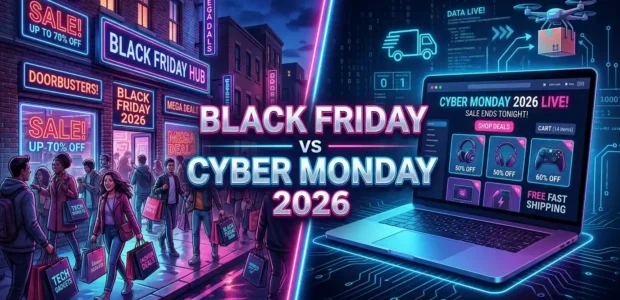 Black Friday vs Cyber Monday 2026 