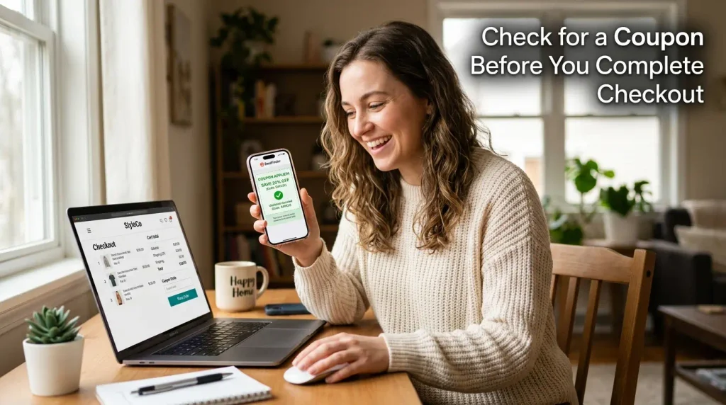 Check for a Coupon Before You Complete Checkout