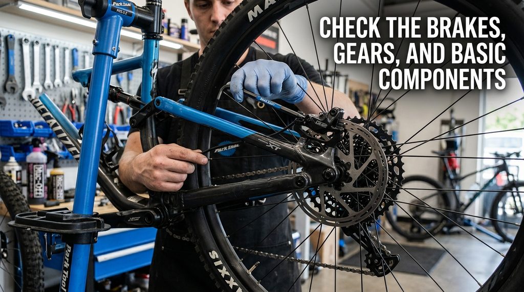 Check the Brakes, Gears, and Basic Components