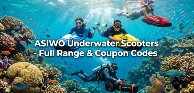 Asiwo Underwater Scooters - Full Range & Coupon Codes