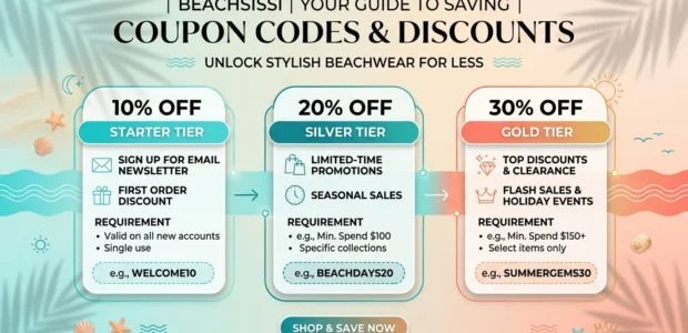 Beachsissi Coupon Codes - Every Discount Tier Explained