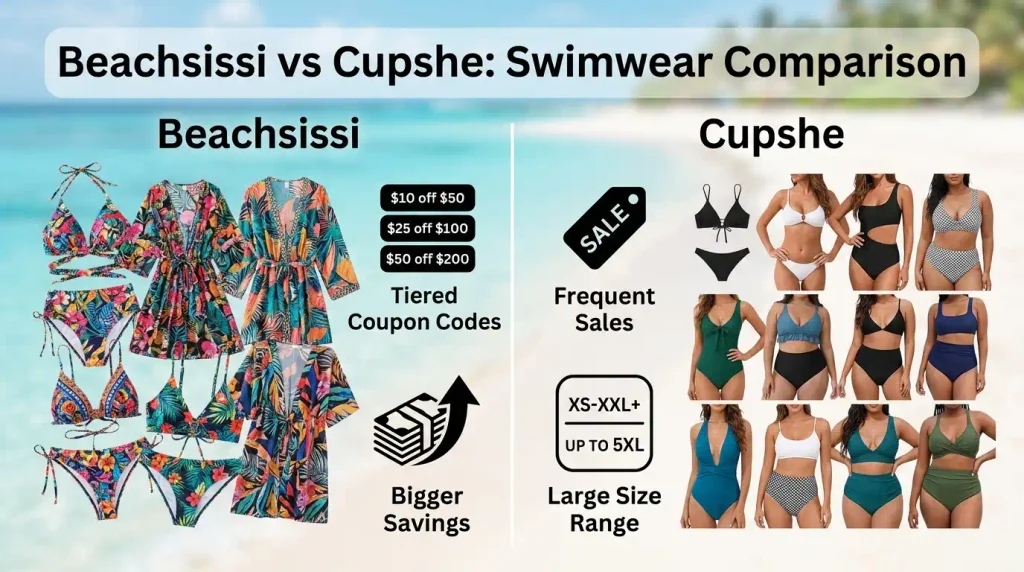 Beachsissi vs Cupshe - Quick Comparison