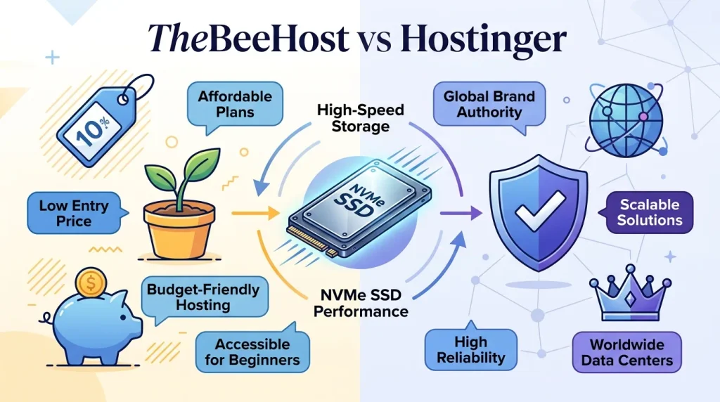 TheBeeHost vs Hostinger Quick Comparison