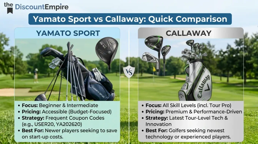 Yamato Sport vs Callaway Quick Comparison